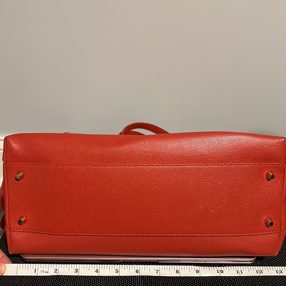 EUC Furla Piper bag in orange - Picture 8 of 9